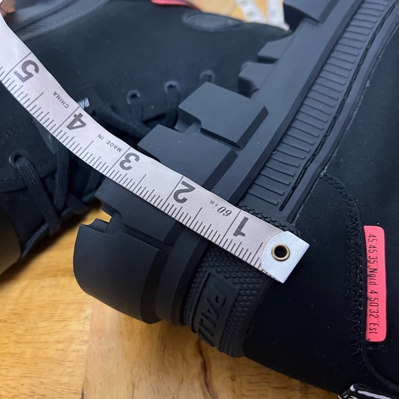 “Palladium” Revolt Hi-Tech Black Rugged High-Tops (8.5) NIB Trendy - Picture 5 of 8